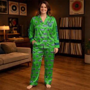 Auspiritmerch Canberra Raiders Long Woman Pajamas Full Set Special Personalized Gifts