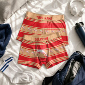 Auspiritmerch Dolphins Men Boxers New Style Personalized Gifts
