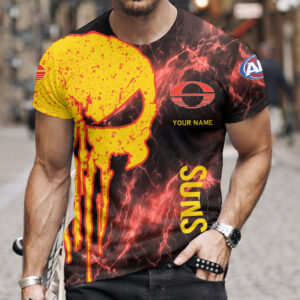 Auspiritmerch Gold Coast Suns T-Shirt Custom Name Gift For Fan