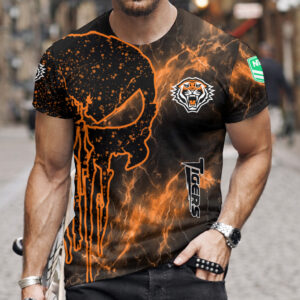 Auspiritmerch Wests Tigers T-Shirt Custom Name Gift For Fan