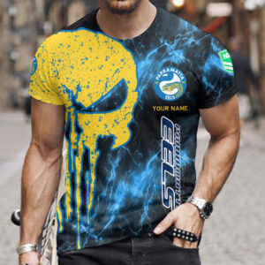 Auspiritmerch Parramatta Eels T-Shirt Custom Name Gift For Fan
