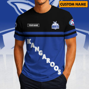 Auspiritmerch North Melbourne Casual T-Shirt Custom Name Gift For Fan
