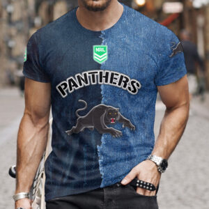 Auspiritmerch Penrith Panthers Premium 3D T-Shirt Custom Name Gift For Fan