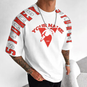Auspiritmerch Sydney Swans Casual T-Shirt Custom Name Gift For Fan