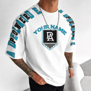 Auspiritmerch Port Adelaide Casual T-Shirt Custom Name Gift For Fan