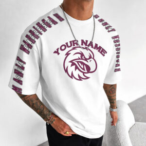 Auspiritmerch Manly Warringah Sea Eagles Casual T-Shirt Custom Name Gift For Fan