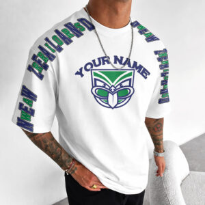 Auspiritmerch New Zealand Warriors Casual T-Shirt Custom Name Gift For Fan