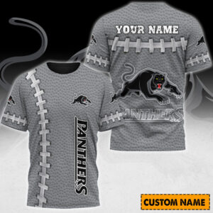 Auspiritmerch Penrith Panthers Casual T-Shirt Custom Name Gift For Fan