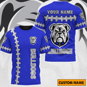Auspiritmerch Canterbury-Bankstown Bulldogs Casual T-Shirt Custom Name Gift For Fan