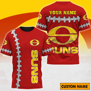 Auspiritmerch Gold Coast Suns Casual T-Shirt Custom Name Gift For Fan