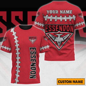 Auspiritmerch Essendon Casual T-Shirt Custom Name Gift For Fan