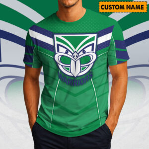 Auspiritmerch New Zealand Warriors Casual T-Shirt Custom Name Gift For Fan
