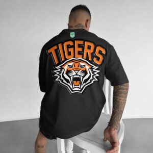 Auspiritmerch Wests Tigers Casual T-Shirt Custom Name Gift For Fan