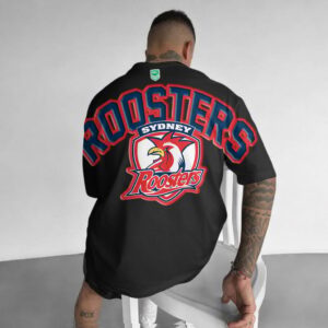 Auspiritmerch Sydney Roosters Casual T-Shirt Custom Name Gift For Fan
