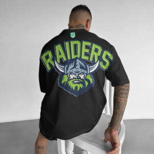 Auspiritmerch Canberra Raiders Casual T-Shirt Custom Name Gift For Fan