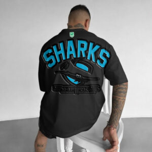 Auspiritmerch Cronulla-Sutherland Sharks Casual T-Shirt Custom Name Gift For Fan