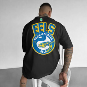Auspiritmerch Parramatta Eels Casual T-Shirt Custom Name Gift For Fan
