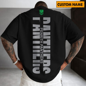 Auspiritmerch Penrith Panthers Casual T-Shirt Custom Name Gift For Fan
