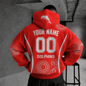 Auspiritmerch Dolphins Indigenous Hoodie Custom Any Name Gifts For Fan