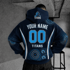 Auspiritmerch Gold Coast Titans Indigenous Hoodie Custom Any Name Gifts For Fan