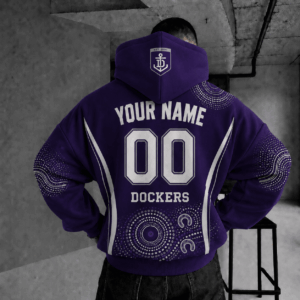 Auspiritmerch Fremantle Dockers Indigenous Hoodie Custom Any Name Gifts For Fan