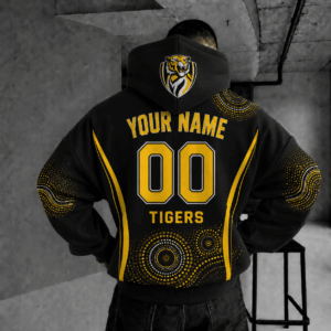Auspiritmerch Richmond Tigers Indigenous Hoodie Custom Any Name Gifts For Fan