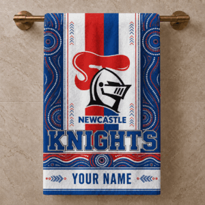 Auspiritmerch Newcastle Knights Premium Bath/ Beach Towel Personalized Gift For Fan
