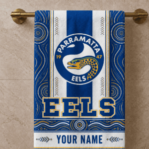 Auspiritmerch Parramatta Eels Premium Bath/ Beach Towel Personalized Gift For Fan