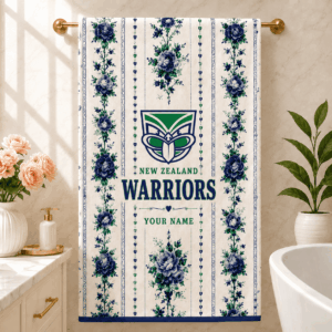 Auspiritmerch New Zealand Warriors Premium Bath/ Beach Towel Personalized Gift For Fan