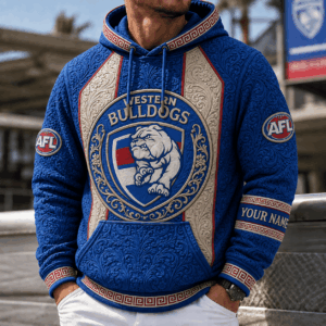 Auspiritmerch Western Bulldogs Premium Personalized Hoodie Gifts For Fan