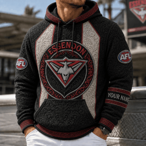 Auspiritmerch Essendon Bombers Premium Personalized Hoodie Gifts For Fan