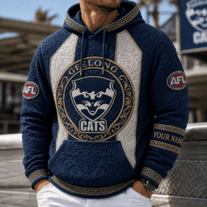 Auspiritmerch Geelong Cats Premium Personalized Hoodie Gifts For Fan