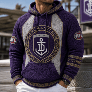 Auspiritmerch Fremantle Dockers Premium Personalized Hoodie Gifts For Fan