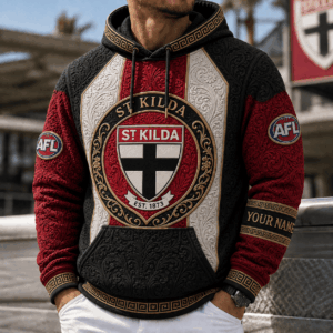 Auspiritmerch St Kilda Saints Premium Personalized Hoodie Gifts For Fan