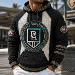 Auspiritmerch Port Adelaide Power Premium Personalized Hoodie Gifts For Fan