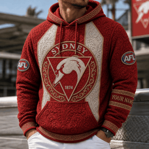 Auspiritmerch Sydney Swans Premium Personalized Hoodie Gifts For Fan