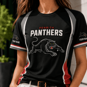 Auspiritmerch Penrith Panthers Team Cool Style T-Shirt Custom Name Gift For Fan