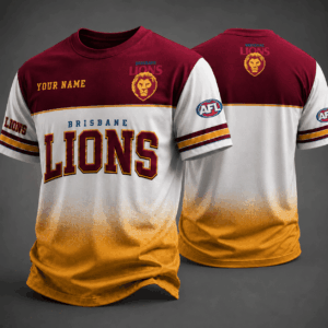 Auspiritmerch Brisbane Lions Premium Unisex T-Shirt Custom Name Gift For Fan