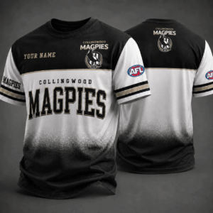Auspiritmerch Collingwood Magpies Premium Unisex T-Shirt Custom Name Gift For Fan