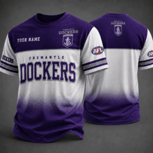 Auspiritmerch Fremantle Dockers Premium Unisex T-Shirt Custom Name Gift For Fan