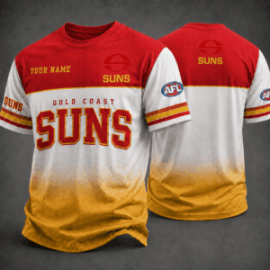 Auspiritmerch Gold Coast Suns Premium Unisex T-Shirt Custom Name Gift For Fan