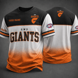 Auspiritmerch Greater Western Sydney Giants Premium Unisex T-Shirt Custom Name Gift For Fan