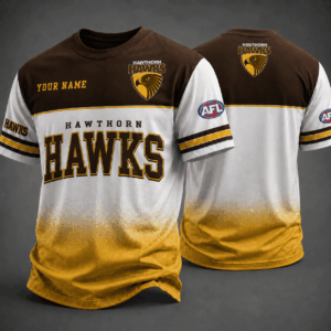 Auspiritmerch Hawthorn Hawks Premium Unisex T-Shirt Custom Name Gift For Fan