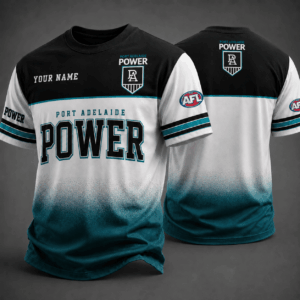 Auspiritmerch Port Adelaide Power Premium Unisex T-Shirt Custom Name Gift For Fan