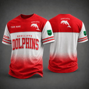 Auspiritmerch Dolphins Premium Unisex T-Shirt Custom Name Gift For Fan