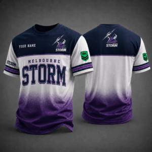 Auspiritmerch Melbourne Storm Premium Unisex T-Shirt Custom Name Gift For Fan