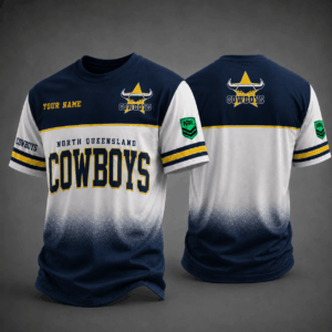 Auspiritmerch North Queensland Cowboys Premium Unisex T-Shirt Custom Name Gift For Fan