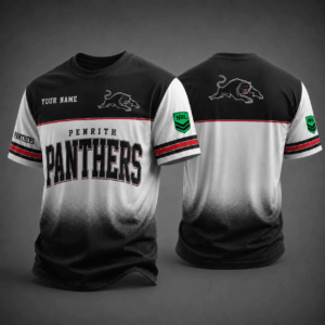 Auspiritmerch Penrith Panthers Premium Unisex T-Shirt Custom Name Gift For Fan