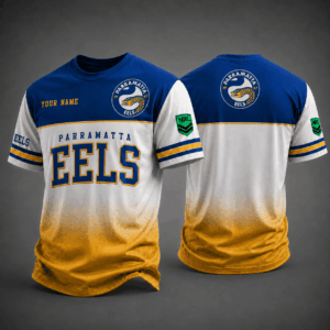 Auspiritmerch Parramatta Eels Premium Unisex T-Shirt Custom Name Gift For Fan