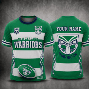Auspiritmerch New Zealand Warriors Premium Unisex T-Shirt Custom Name Gift For Fan